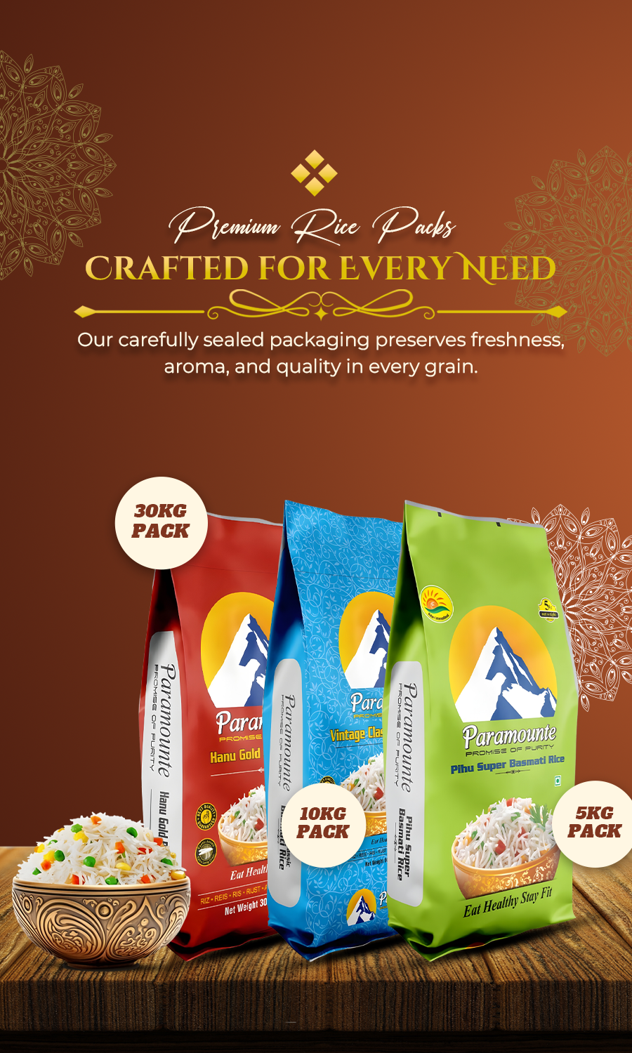 Rice manufacturers, Rice manufacturers in delhi